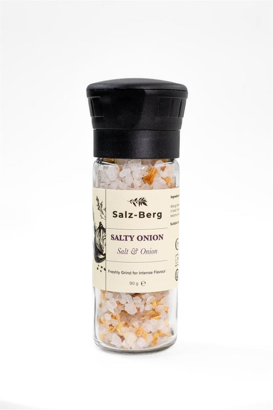 Salz Berg_Salz-Berg Salty Onion Grinder- Salt & Onion Granules 90g-pack of 2