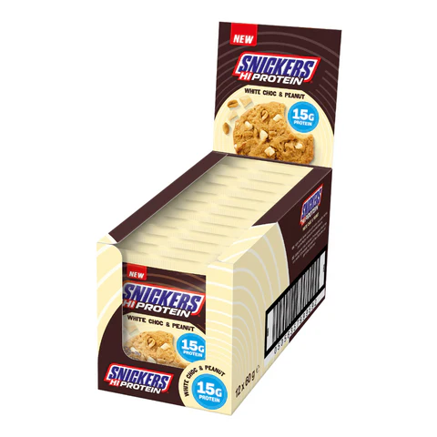 Snickers Protein Cookie 12x60g White Chocolate