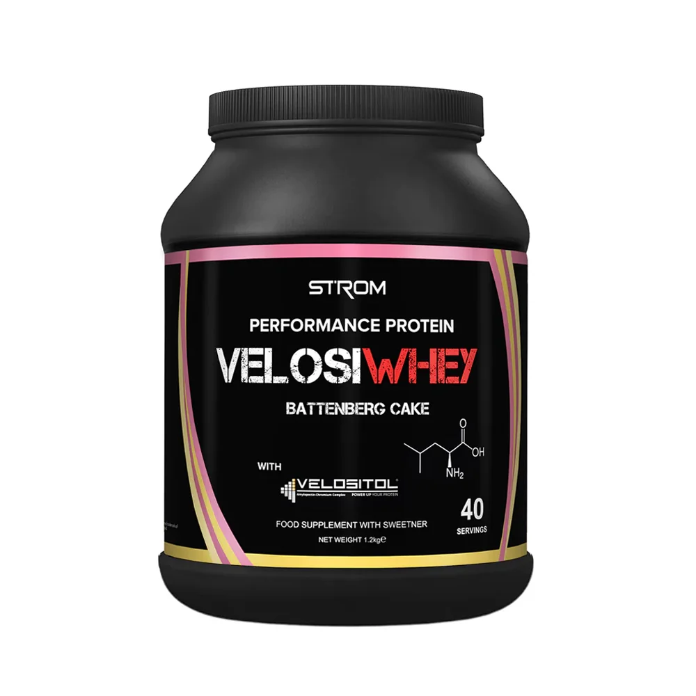 Strom Sports VelosiWhey 1.2kg Chcolate Sponge Cake