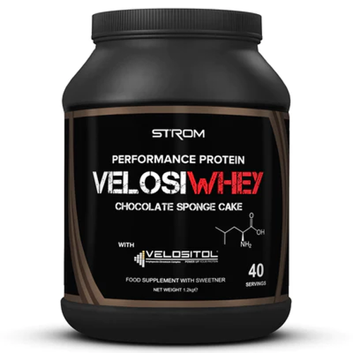 Strom Sports VelosiWhey 1.2kg Chcolate Sponge Cake