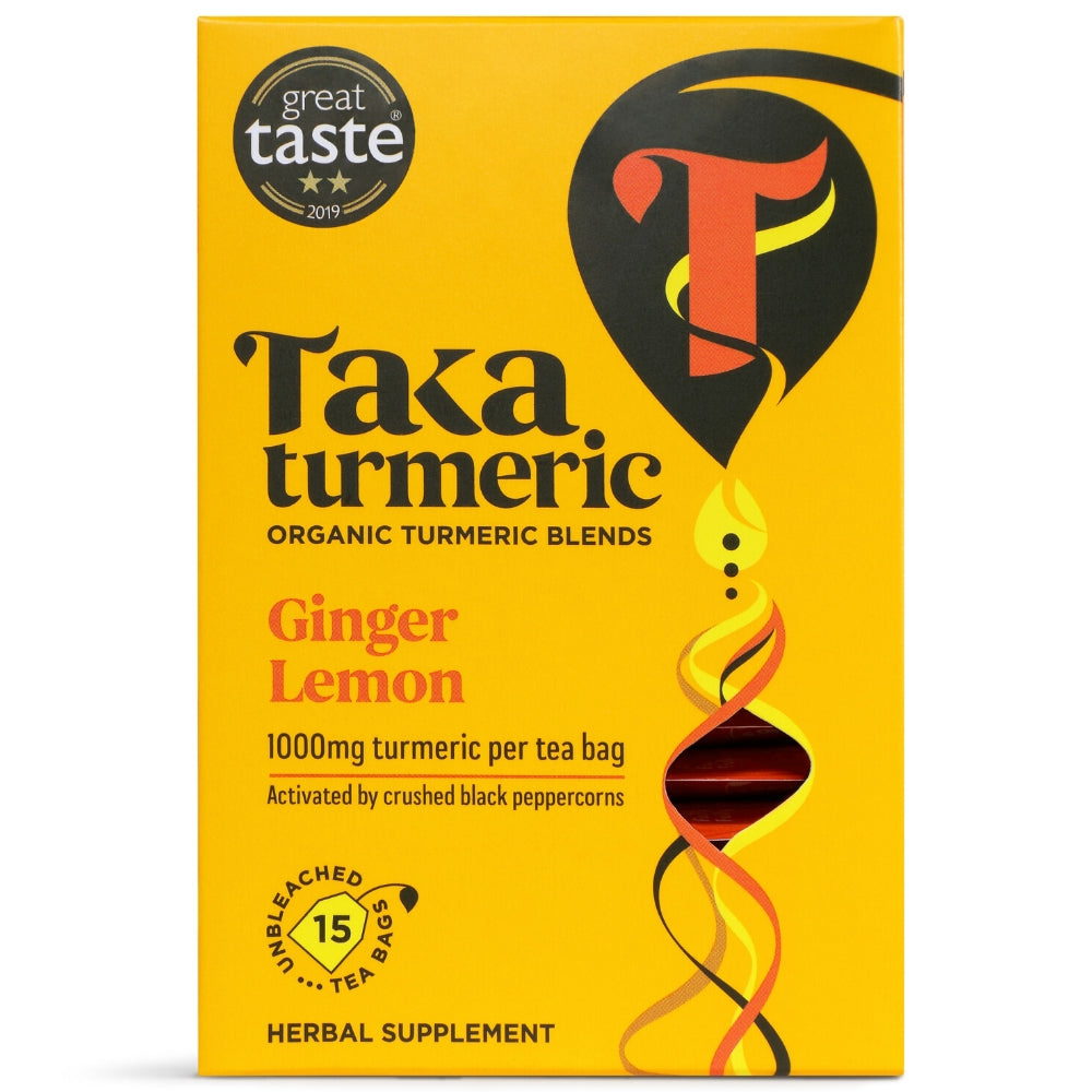 Taka Turmeric_Organic Ginger Lemon Tea Bags