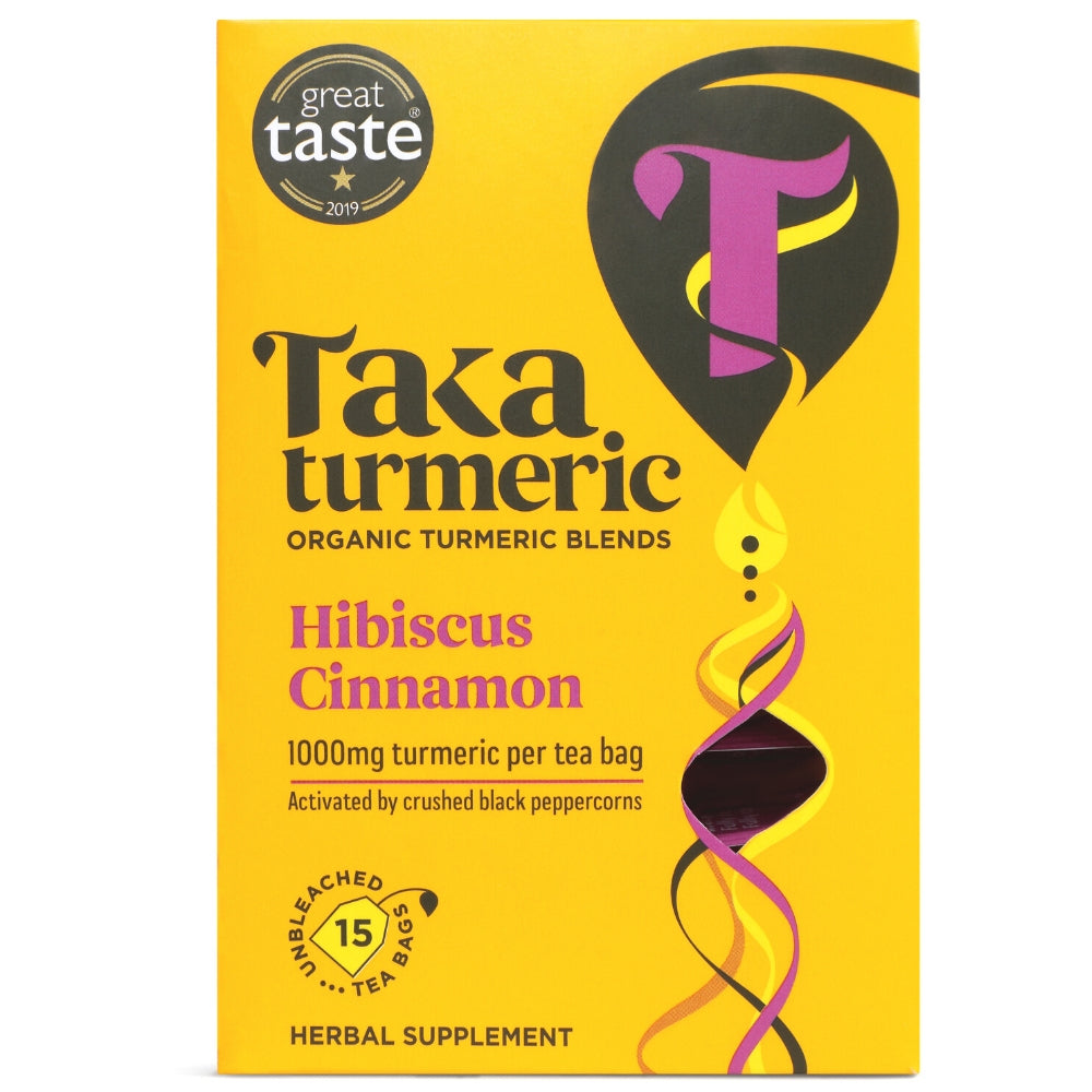 Taka Turmeric_Organic Hibiscus Cinnamon - 15 tea bags