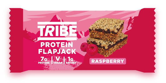 Tribe_Gluten Free Protein Flapjack in Raspberry Flavour 50g-pack of 12