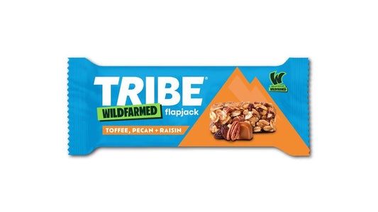 Tribe_Wildfarmed Flapjack in Toffee Pecan + Raisin 50g-Pack of 16
