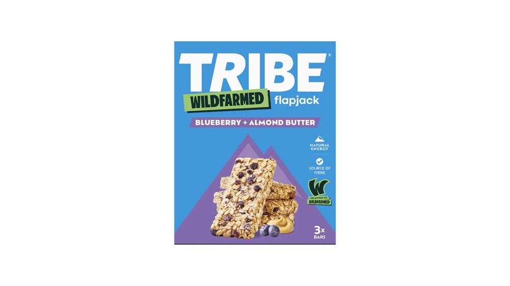 Tribe_Wildfarmed Blueberry + Almond Butter Flapjack Multipack 150