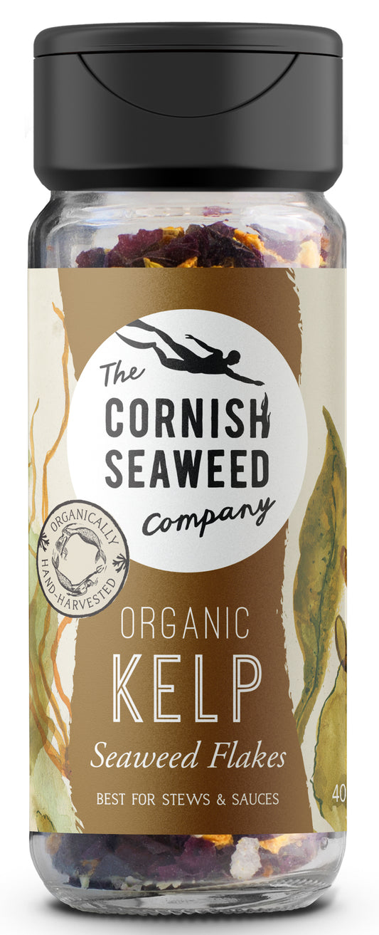 The Cornish Seaweed Company_Kelp Seaweed Flakes Shaker - 40g