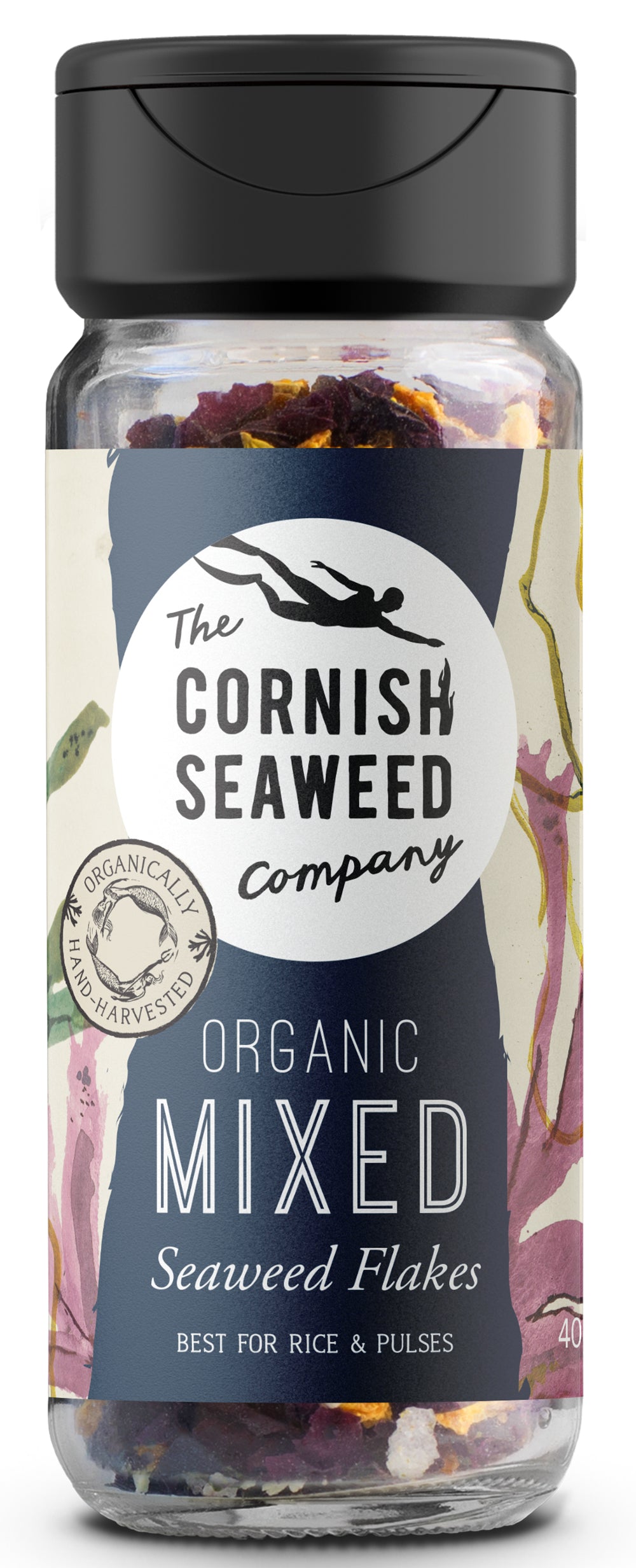 The Cornish Seaweed Company_Org. Mixed Seaweed Flakes Shaker - 40g
