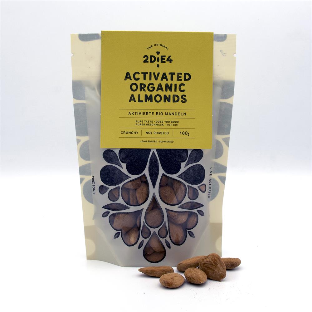 2DiE4 Live Foods_2DiE4 Activated Organic Almonds 100g
