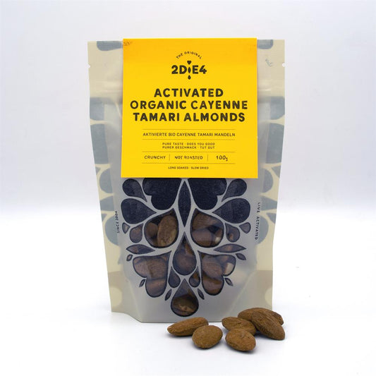 2DiE4 Live Foods_2DiE4 Activated Organic Cayenne Tamari Almonds 100g