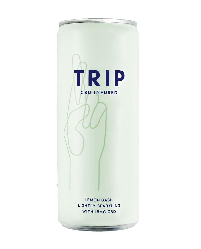 Trip Drink Ltd_CBD Infused Drink with Adaptogens - Lemon Basil 250ml-pack of 3