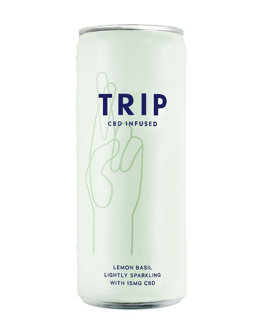 Trip Drink Ltd_CBD Infused Drink with Adaptogens - Lemon Basil 250ml-Pack of 3