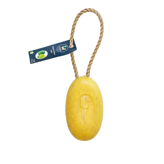 The Eco Bath_Eco Bath London Lime Soap On A Rope - 220g