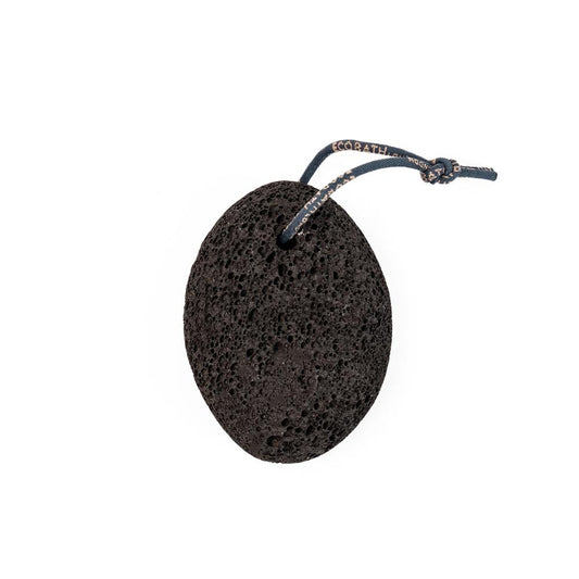 The Eco Bath_Natural Pumice Stone Black with Rope - 1 Unit