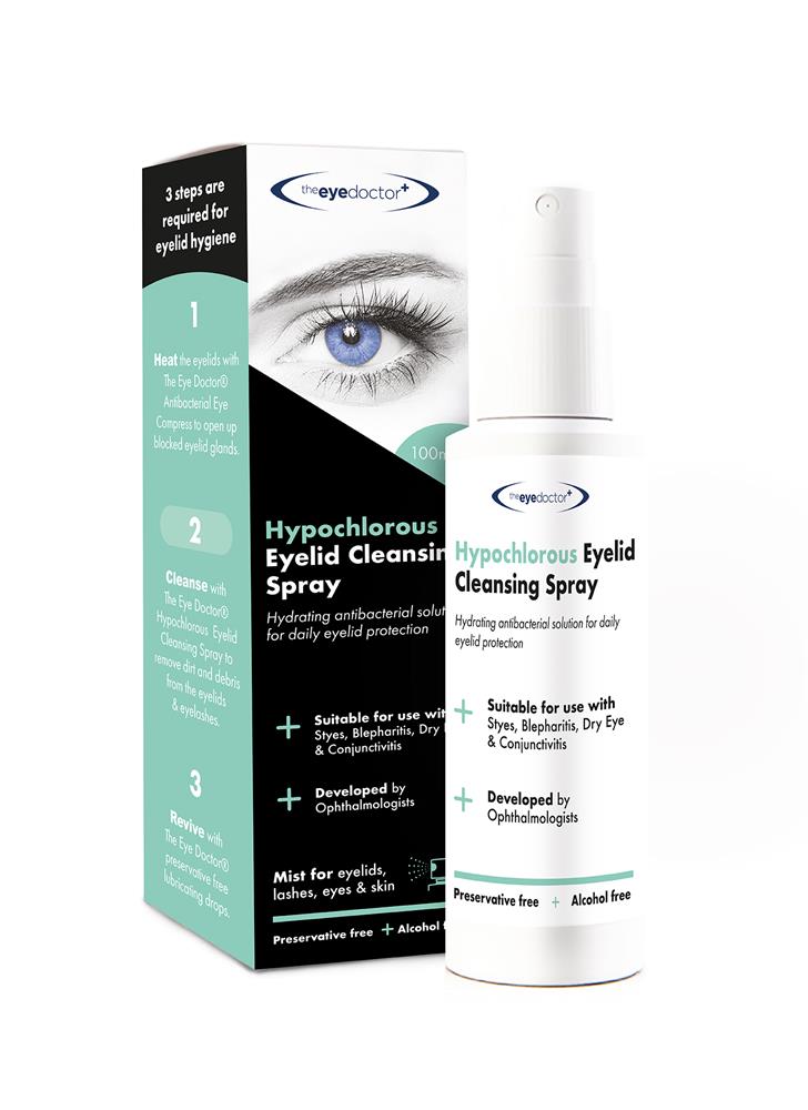 The Eye Doctor_Hypochlorus spray for face eyelids skin.