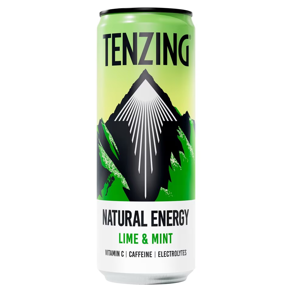 Tenzing Natural Energy 12x330ml Lime & Mint