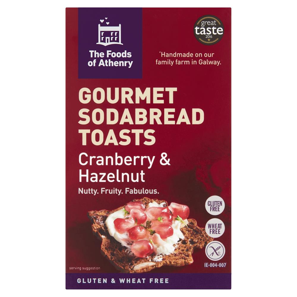 10% OFF GF Cranberry & Hazelnut Toasts 110g