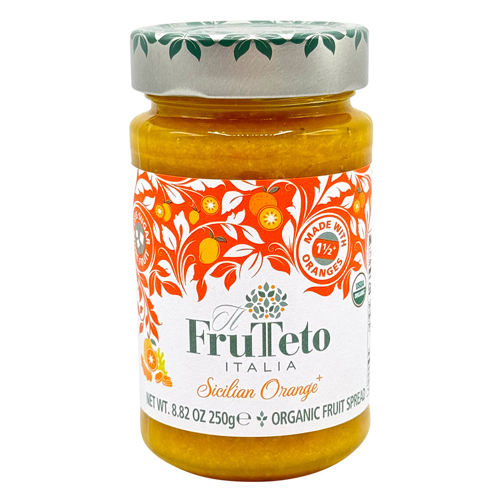 Frutteto Italia_Sicilian Orange+ Organic Reduced Sugar 100% Fruit Spread 250g