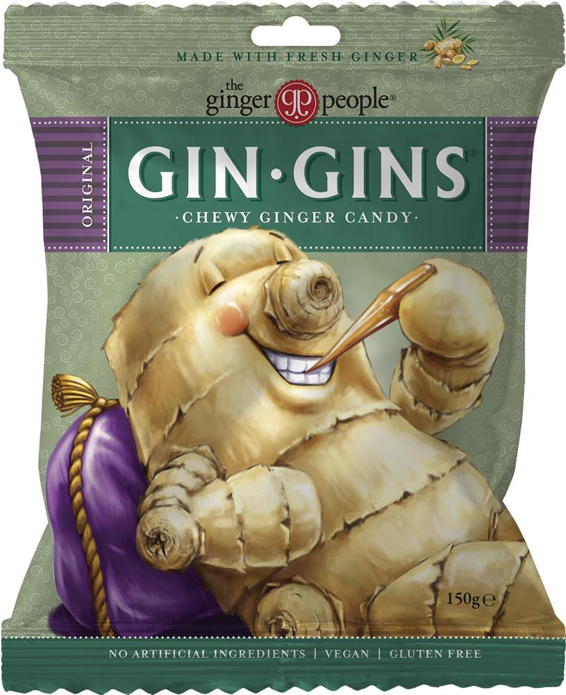 The Ginger People_Gin Gin Original Chewy Candy Bag 150g