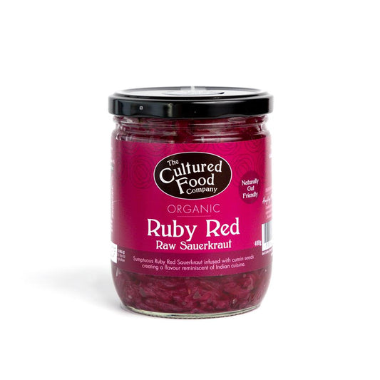 The Cultured Food Company_Organic Ruby Red Sauerkraut 400g-Pack of 2