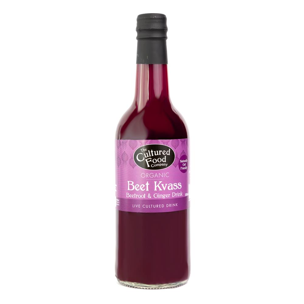 The Cultured Food Company_Organic Beet Kvass Drink 500ml-pack of 2