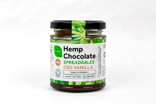 Themptation_Organic Hemp Chocolate Spreadables - CBD Vanilla 165g-pack of 2