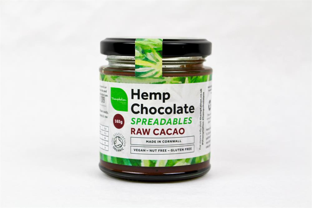 Themptation_Organic Hemp Chocolate Spreadables Raw Cacao 165g-Pack of 2