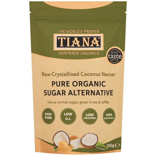 Tiana_Fairtrade Organics Raw Crystallised Coconut Nectar
