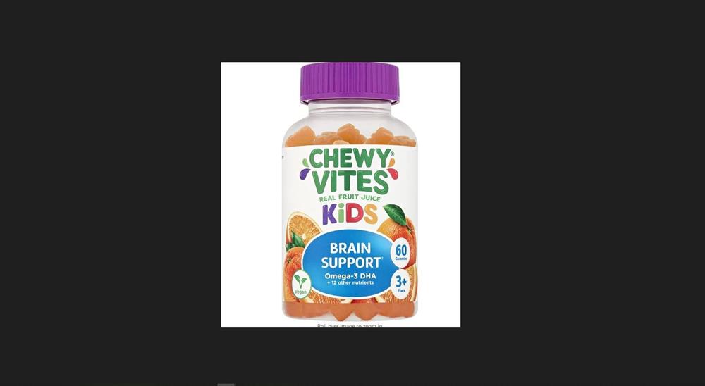 Chewy Vites_Kids BRAIN SUPPORT Omega 3 + Multivit 30's-pack of 2