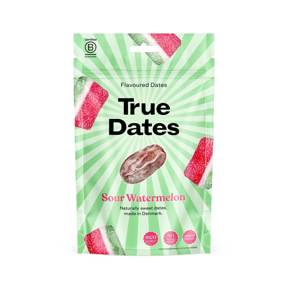 True Dates Sour Watermelon 100g-pack of 12