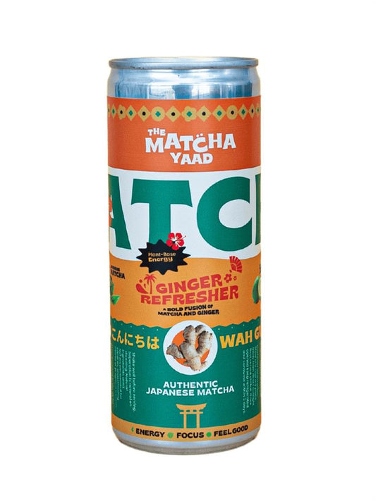 The Matcha Yaad_Matcha Ginger Refresher 250ml-pack of 12