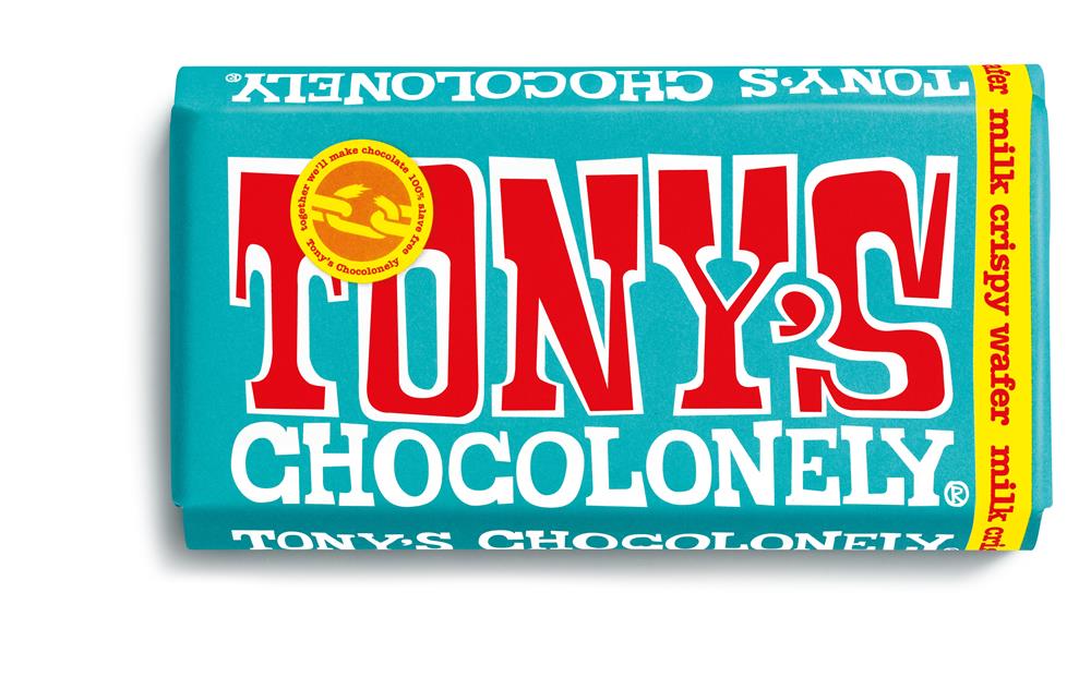 Tonys Chocolonely_Milk Crispy Wafer Chocolate Bar 180g-pack of 3