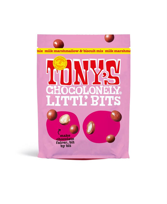 Tonys Chocolonely_Tony's Choc Littl' Bits Marshmallow Biscuit 100g-pack of 8