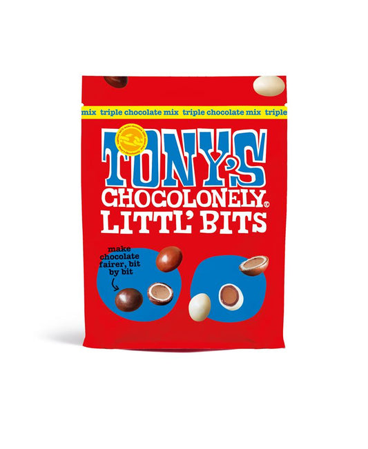 Tonys Chocolonely_Tony's Littl' Bits Triple Choc Mix 100g-pack of 8