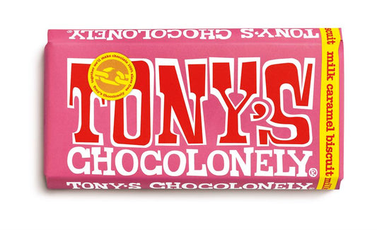 Tonys Chocolonely_Milk Caramel Biscuit Chocolate Bar 180g-Pack of 3