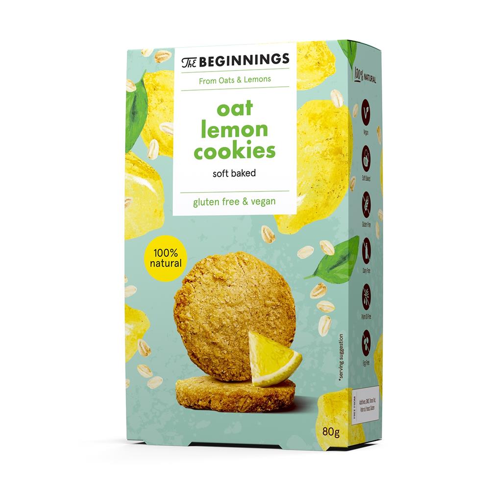 The Beginnings_Oat Lemon Cookies 80g-pack of 8