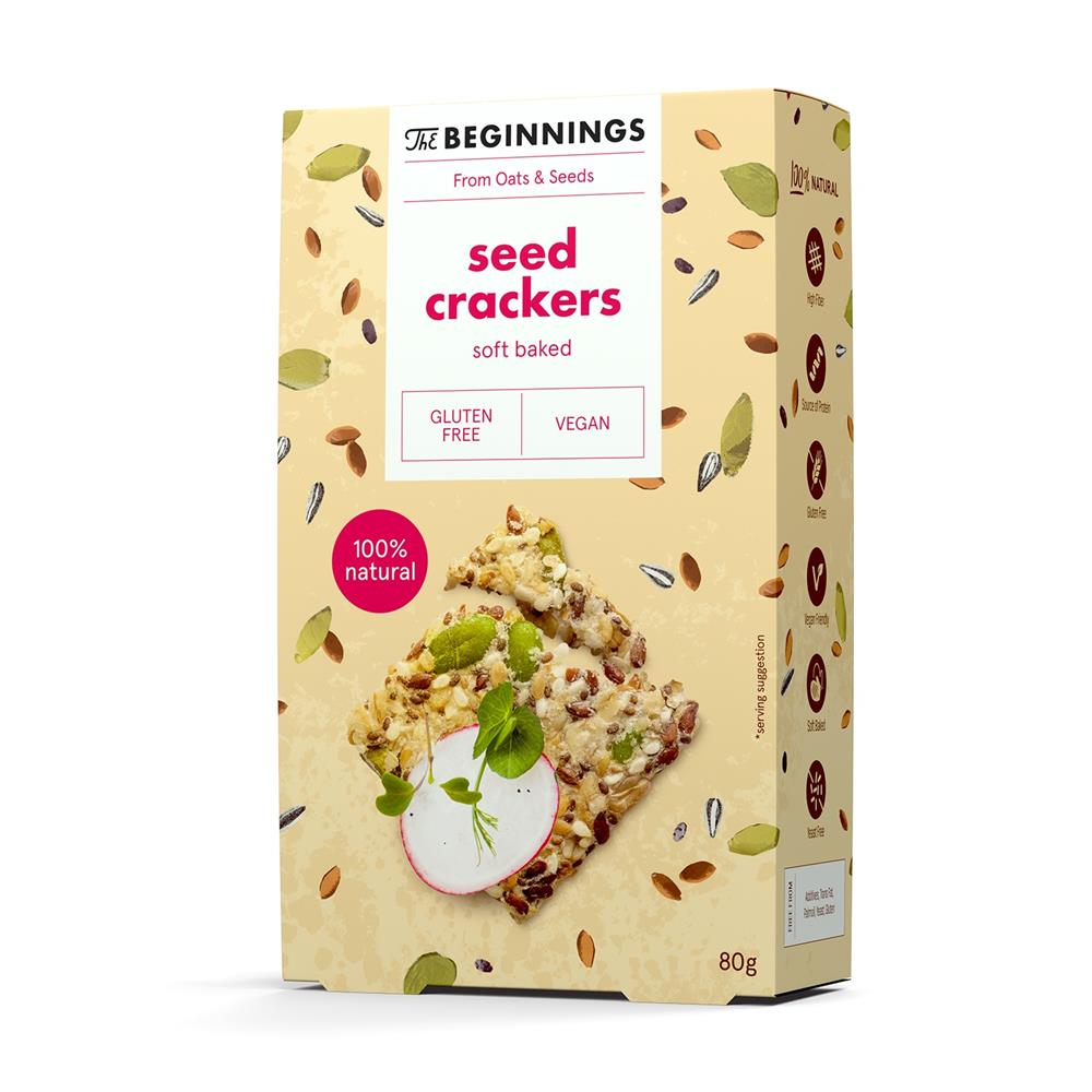 The Beginnings_Seed Crackers with Sea Salt 80g-pack of 8