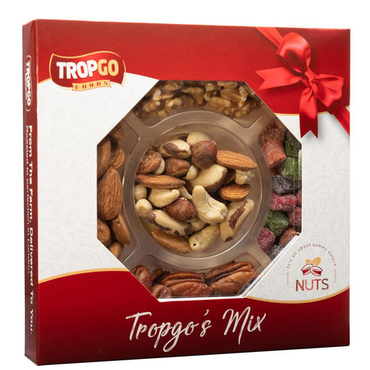 Tropgo Foods_Tropgo Raw Nuts & Fruit gift box 250g