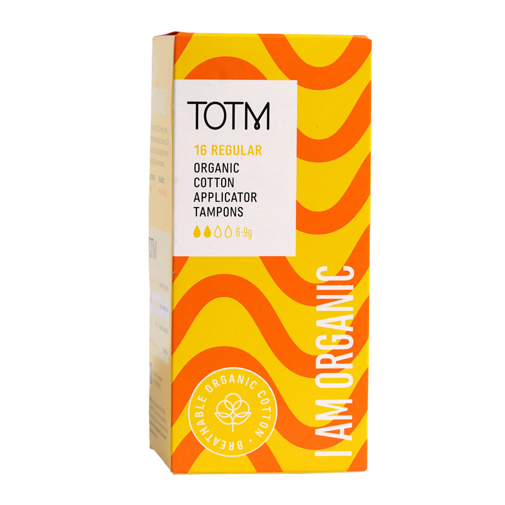 TOTM_Organic Tampons - App Regular 16 Per Box Case of 10