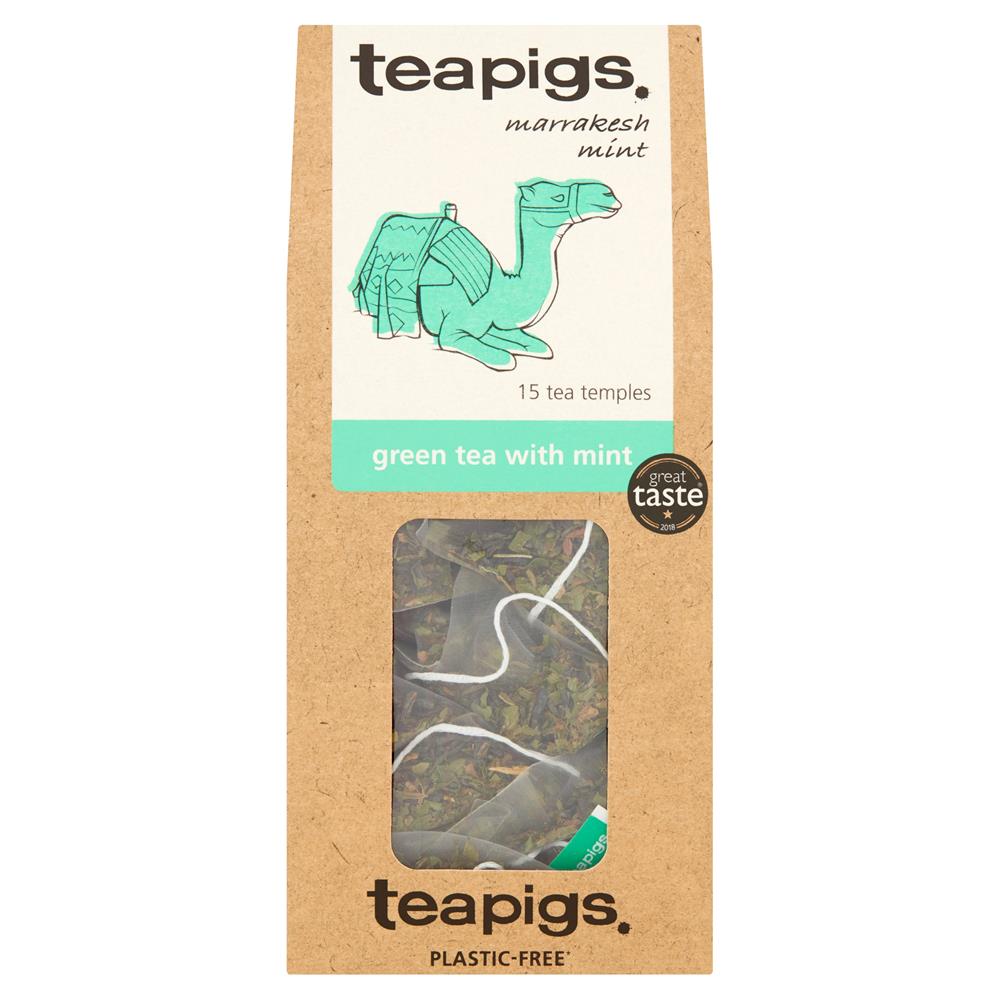 Teapigs_green tea with mint 15 tea temples-Pack of 2