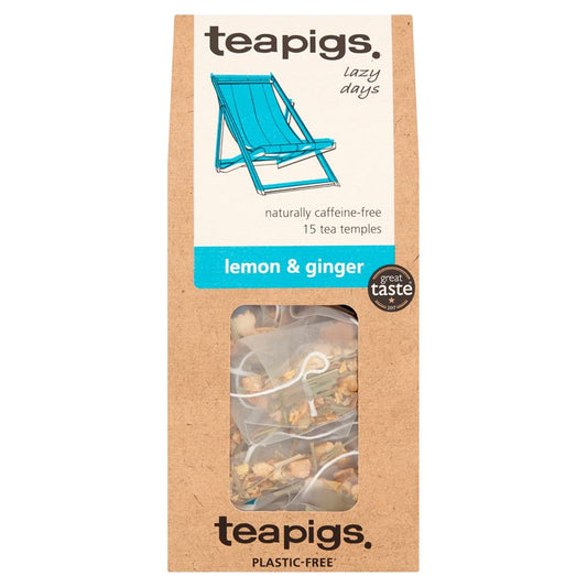 Teapigs_lemon & ginger 15 tea temples-Pack of 2