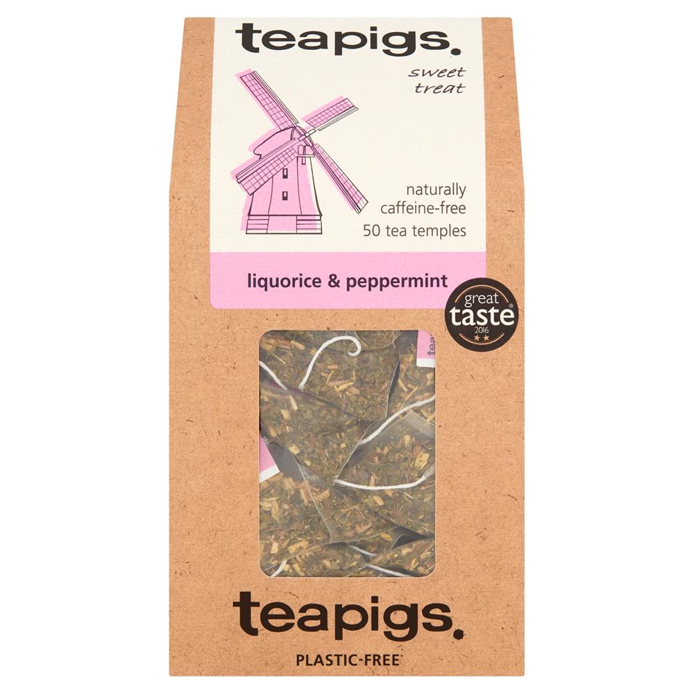 Teapigs_liquorice & mint 50 tea temples-Pack of 2