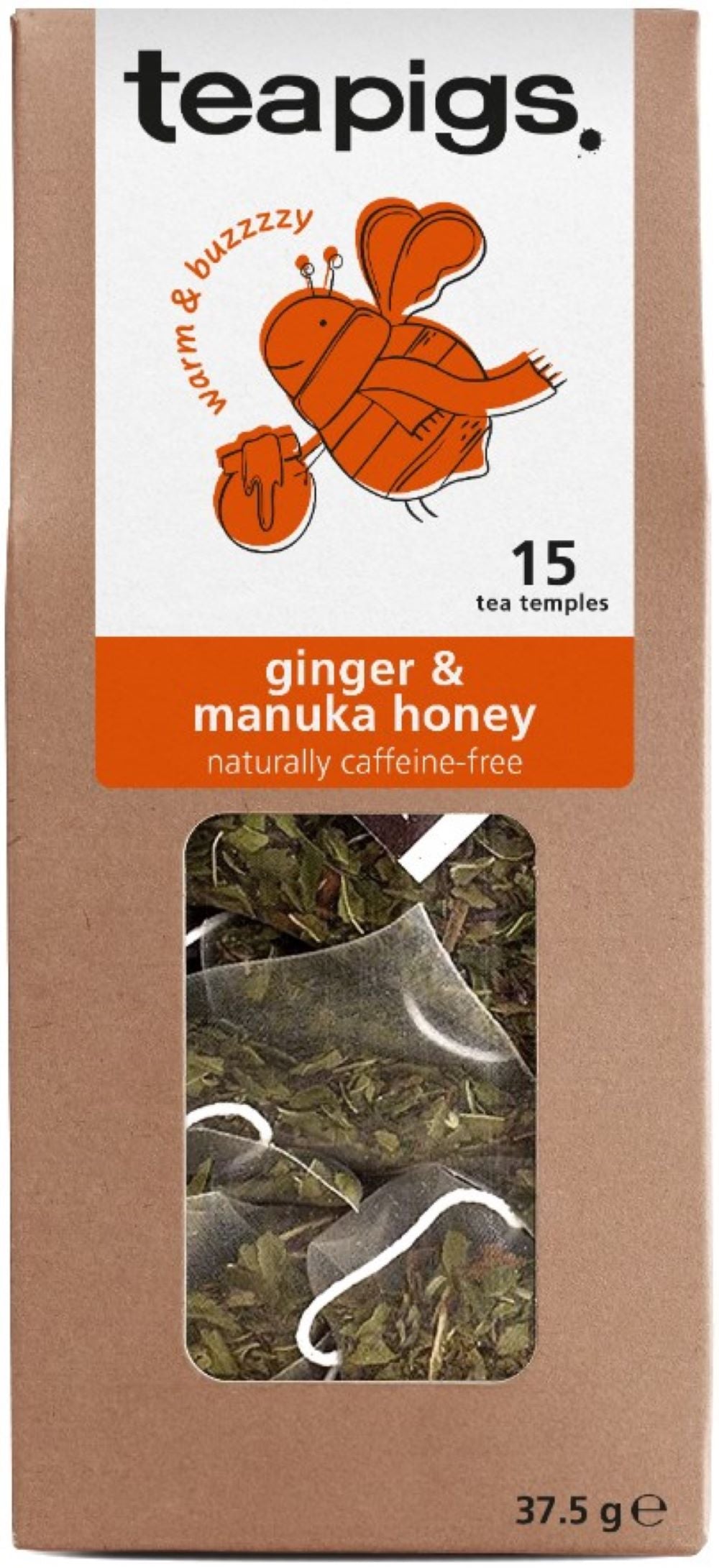 Teapigs_Ginger & Manuka Honey Infusion 15 Tea Bag