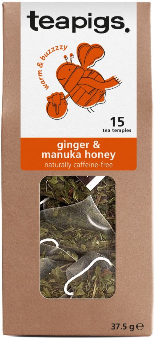 Teapigs_Ginger & Manuka Honey Infusion 15 Tea Bag