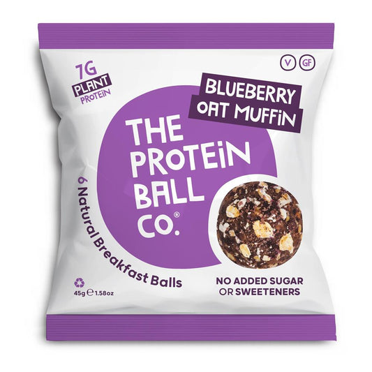 The Protein Ball Co_Blueberry Oat Muffin Balls 45g-Pack of 10