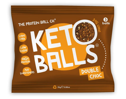 The Protein Ball Co_Double Chocolate Keto Balls 25g-pack of 20