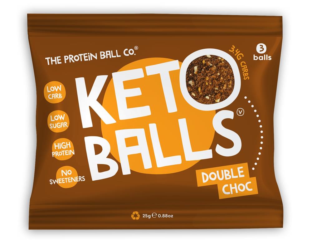 The Protein Ball Co_Double Chocolate Keto Balls 25g-Pack of 20
