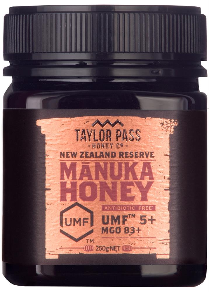 TAYLOR PASS HONEY_Taylor Pass Manuka Honey UMF5+/MGO83 250g