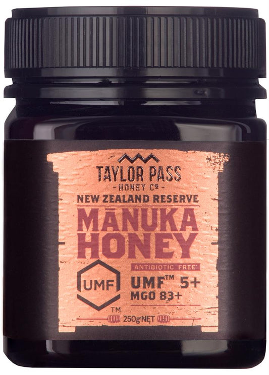 TAYLOR PASS HONEY_Taylor Pass Manuka Honey UMF5+/MGO83 250g