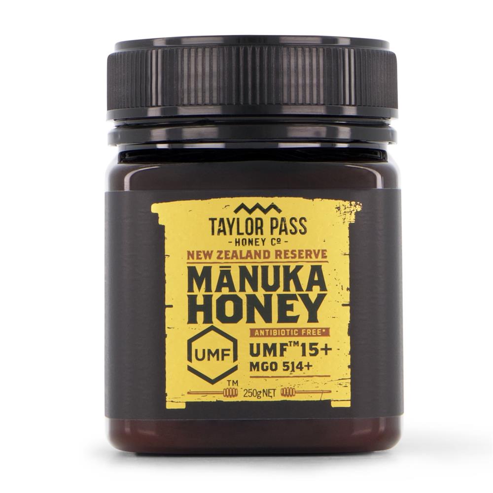 TAYLOR PASS HONEY_Taylor Pass Manuka Honey UMF15+/MGO514 250g