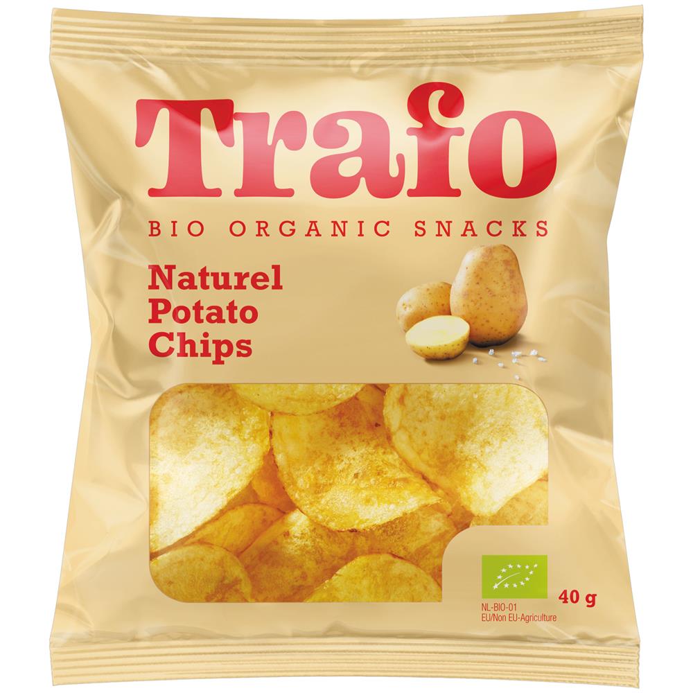 Trafo_Organic Crisps Natural 40g-Pack of 15